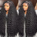 13x4 Full Lace Frontal Raw Indian Human Hair Wig for Black Women Deep Wave 13x6 Transparent Swiss Hd Lace Front Wigs