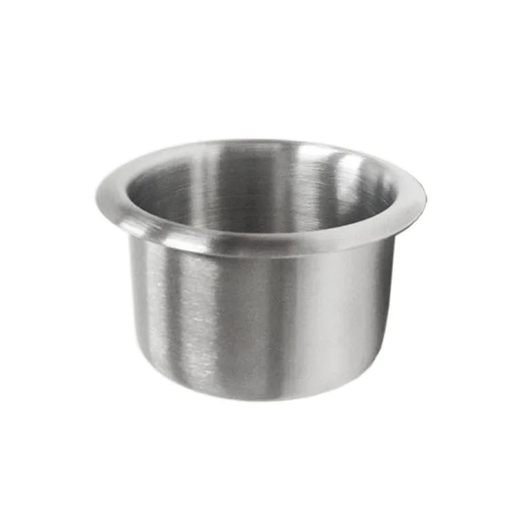 Hard 60mm Height 0.5mm Thickness Stainless Steel 304 18/8 Sofa Cup Holder Brushed/Matte Finish Car Table Poker Table Theater