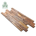 MUMU DESIGN Composite Wood Grain Strip Style Wooden Mosaic for Interior Decoration