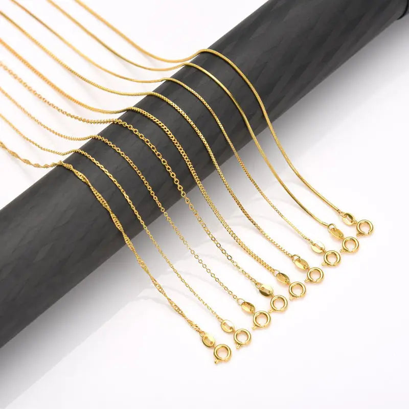 Normal Quality Fashion Waveboxgrindingsnakecross Chain Choker Necklace With Imitation Gold Plating 18 Inch