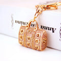 Fashion Handbag Key Chain Alloy Gold Key Chain Customized Key Chain