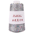 3mm Wholesale Summer 700M DIY Hand Woven Rag Doll Knitting Wool Blanket 100g/Ball Special Sequin Yarn Recycled Silk Embroidery