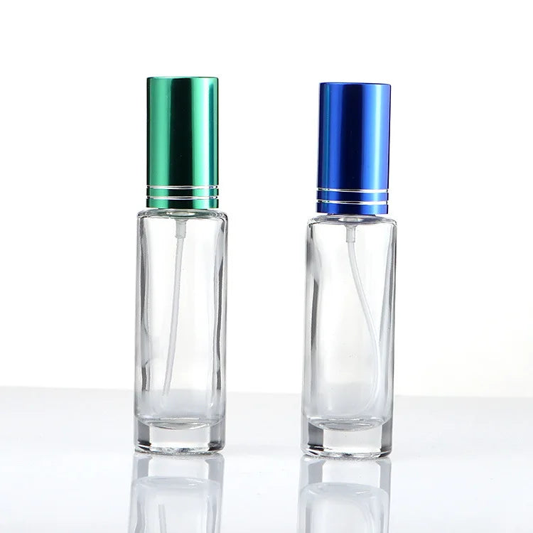 Wholesale 10ml Luxury Manufacturer Empty Perfume Spray Bottles Fine Mist Spray Gold Red Blue Aluminum Pump