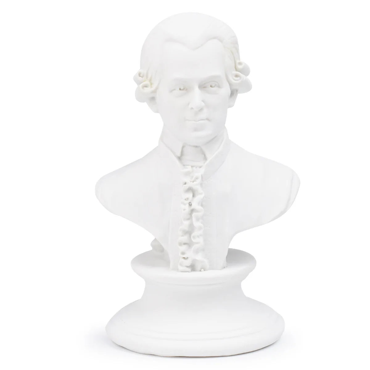 New Classic European Greek Figurine SKC09 Mozart Bust Sculpture Hand-painted Lifelike Resin Sculpture for Home Holiday