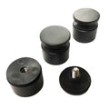 Professional Manufacture Black Glass Standoff Stainless Steel  Standoff Pins DIA=48*30 for Glass Balustrade Fencing Stair