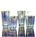 Rainbow Glasses Highball Drinking Glass Beer Glass Colored Juice Beverage Tumbler Dishwasher Safe for Restaurant