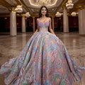 Luxury Beading Prom Dresses Tulle Sling Classic Celebrity Evening Dress Pageant Dress 6600