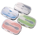 Portable Leak Proof Silicone Folding Bento Box Collapsible Lunch Box Food Grade Silicone Food Container Foldable Lunch Box