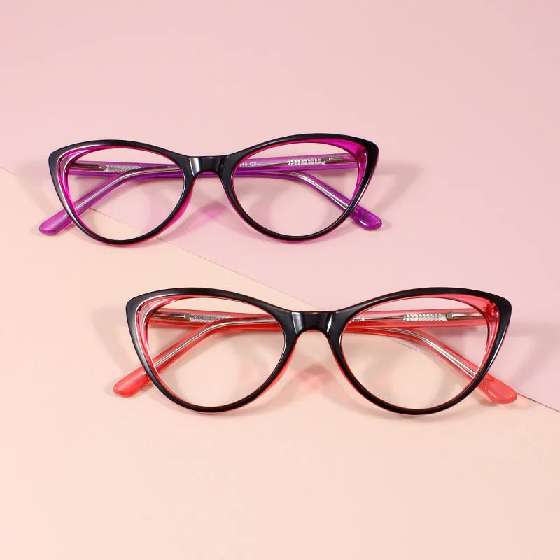 Trendy Eyeglasses Tr90 Frame Glasses Myopia Glasses Print Custom logo in Stock