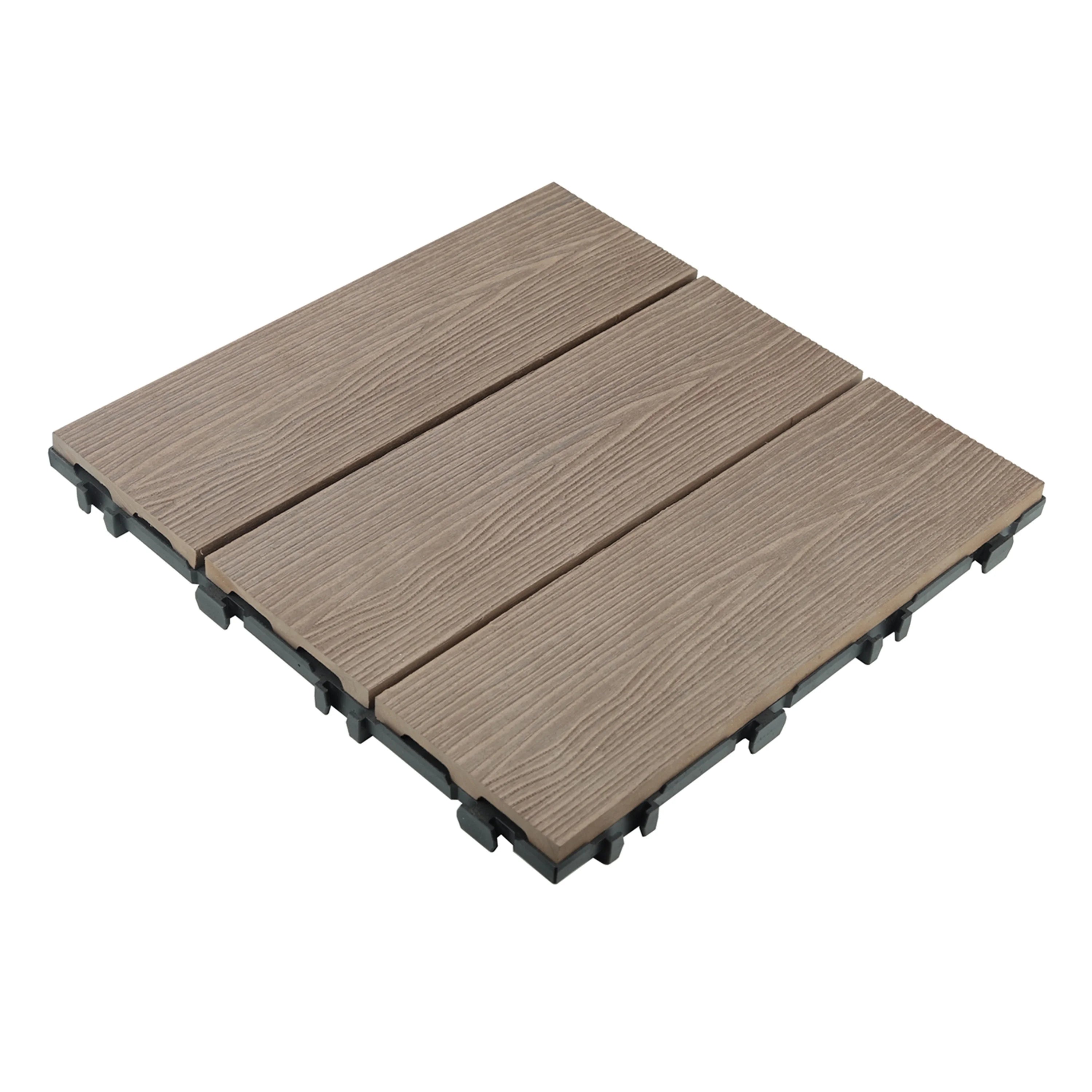 Eco-Friendly DIY Solar Panel Interlocking Floor Tiles Weather Resistant Roof Decking Tiles