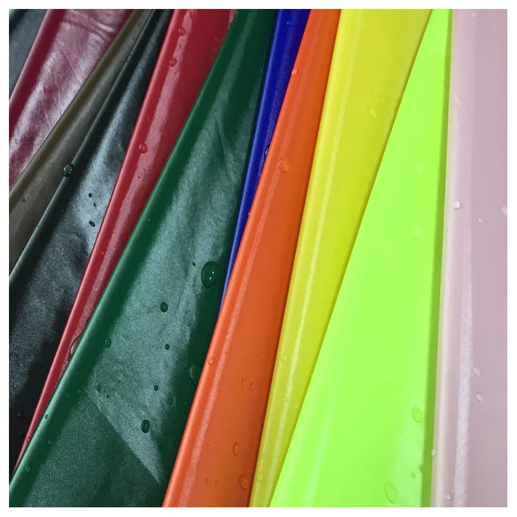 40D Glossy PU High-grade Super Waterproof Bright Leather Patent Leather Anti-flannel Down Jacket Fabric