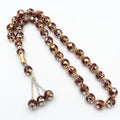 Acrylic 33 Pcs Muslim Rosaries Religious Catholic Beads Prayer Beads Muslim Rosary Tasbih Muslim for Eid Mubarak Decoration