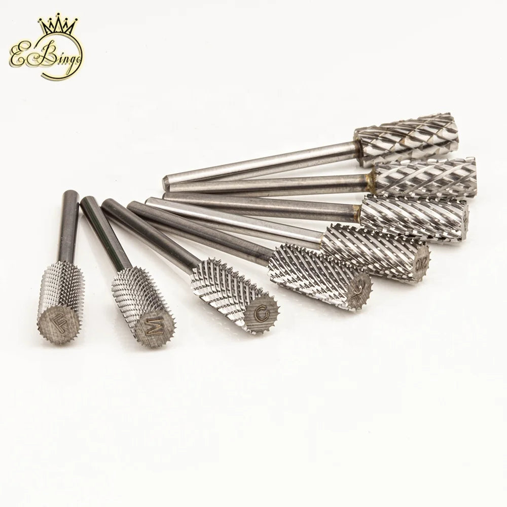3/32" Wholesale Fine Medium Coarse XC 2XC 3XC 4XC 5XC 5.35mm Small Barrel Professional Tungsten Carbide Nail Dril Bit in Stock