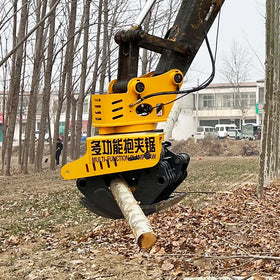 Hydraulic Excavator 6 Ton Rotary Wood Timber Grapple for Sale