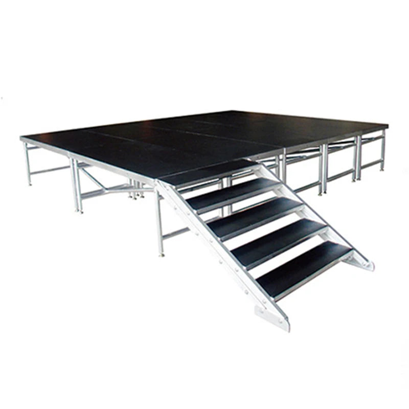 Small Wood Adjustable Portable Outdoor Podium Concert Stage Frame Platform Aluminum Deck Stage Platform