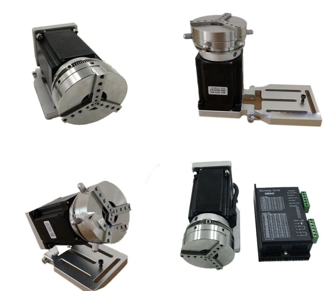 Mini D69 Rotary for Co2 Laser Fiber  Marking Machine