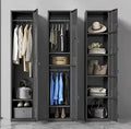 Compartments Locker 2/3/5 Tier Lockers Gym School Office Changing Rome Dorm Storage Metal Steel Locker