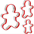 Christmas Theme Cute Gingerbread Man Stainless Steel Cookie Cutter Mold