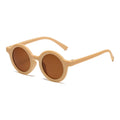QS2222 Children Sunglasses PC Frame Round Lens for Kids Korean Style UV400 Europe and America Trend Retro Sun Protection
