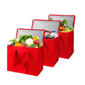 Extra Large Grocery Folding Waterproof Reusable Aluminium Foil Insulated Thermal Delivery Cooler Bags Lunch Bag for Foods