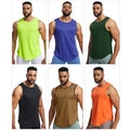 Summer Men's Sleeveless Sports Vest Quick-Drying Breathable Loose Plus Size Workout Clothes Running for Basketball Training Top