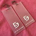 Outstanding Trademark Low MOQ Clear Silicone Label Rubber Swing TagFactory Price 3D Convex Logo Transparent PVC Hang Tag