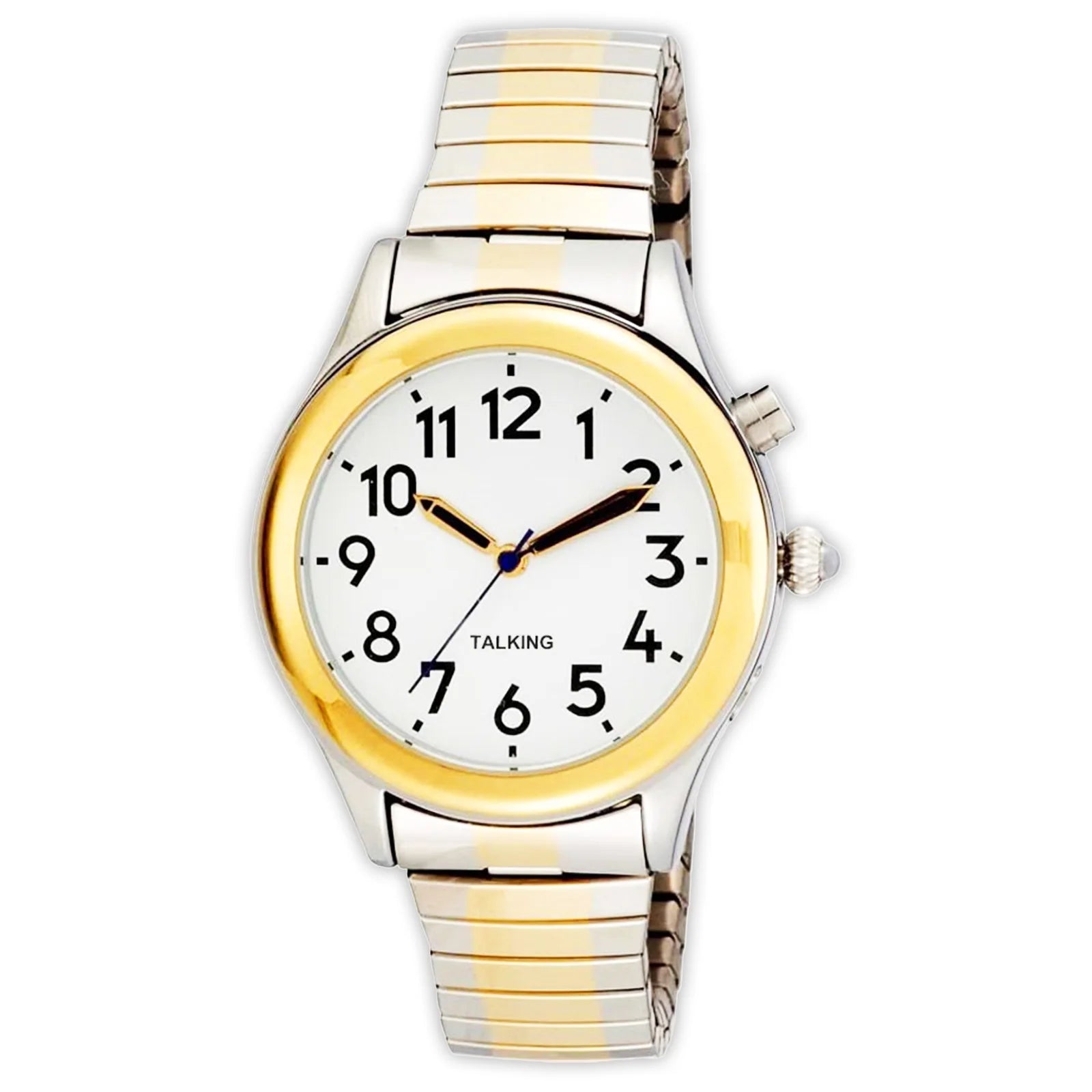 Women's Talking Watch  Date and Time Alarm Expansion Bracelet Watch Talking Watch More Than 20 Languages Available