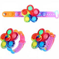 LED Light up Fidget Spinner BraceletsStress Relief Magnetic Rings Camouflage Glow in Dark Spinner Fidget Rings Party Supplies