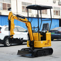 China Hydraulic 1ton 2 Ton Excavator Mini Excavators Small Crawler Digger with CE EPA EURO V