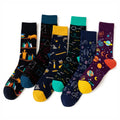 Custom Own Logo OEM Socks Men Women Unisex Designer Fashion Funny Cotton Happy Crew Dress Tube Socks Manufacturer