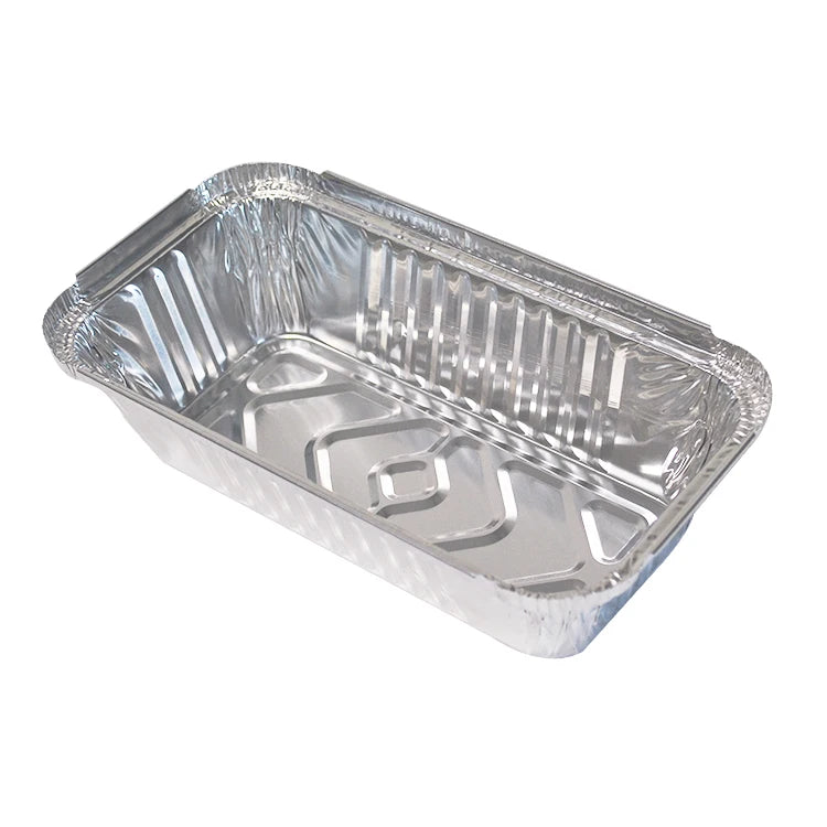 Food Grade 670ml 1.5lb No.6a Bakery Trays Disposable Takeaway Rectangle Aluminum Foil Container for Philippines