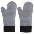 Custom Silicone Hand Gloves Heat Resistant Silicone Oven Mitts Food Grade Kitchen BBQ Silicone Baking Gloves for Kitchen