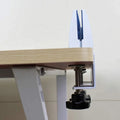 Modern Design Sneeze Guard Clamp Bracket Desk Partition Support for Acrylic Panels for Home Office & Kitchen/Bathroom Use
