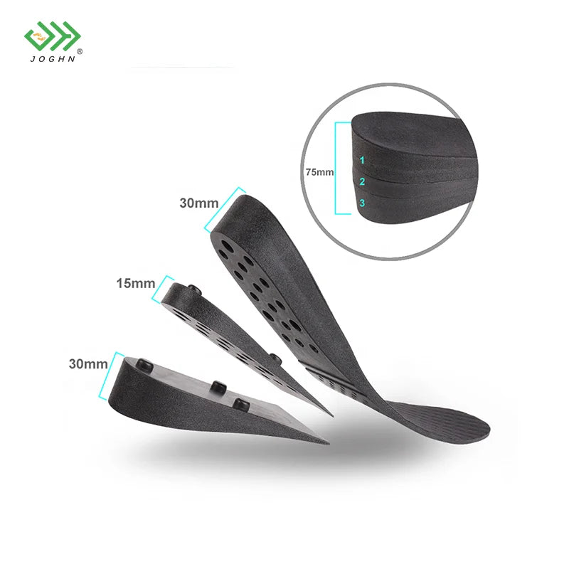 Good Feedback PU Foam Adjustable Height Increase Insoles for Men and Women Height Increase Insoles