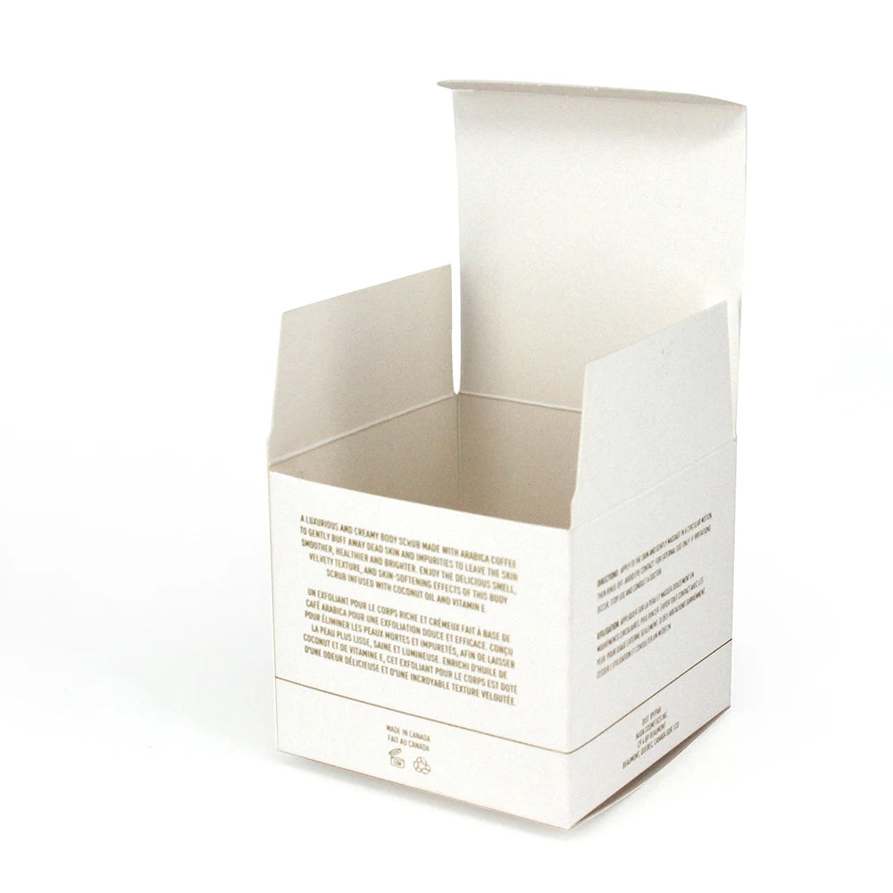 Custom Cosmetic Skin Care Paper Box Eye Cream Packaging Print Folding White Cardboard Paper Boxes