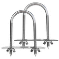 Stainless Steel BBQ Back Brace Fork Accessories BBQ Back Brace U Bolt for Rotisserie Spit