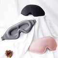 Custom Luxury 3D Contoured Cotton Eye Mask Dark Circles Relief Private Logo Luxury Eyelash Extension Sleeping Night Sleep Mask