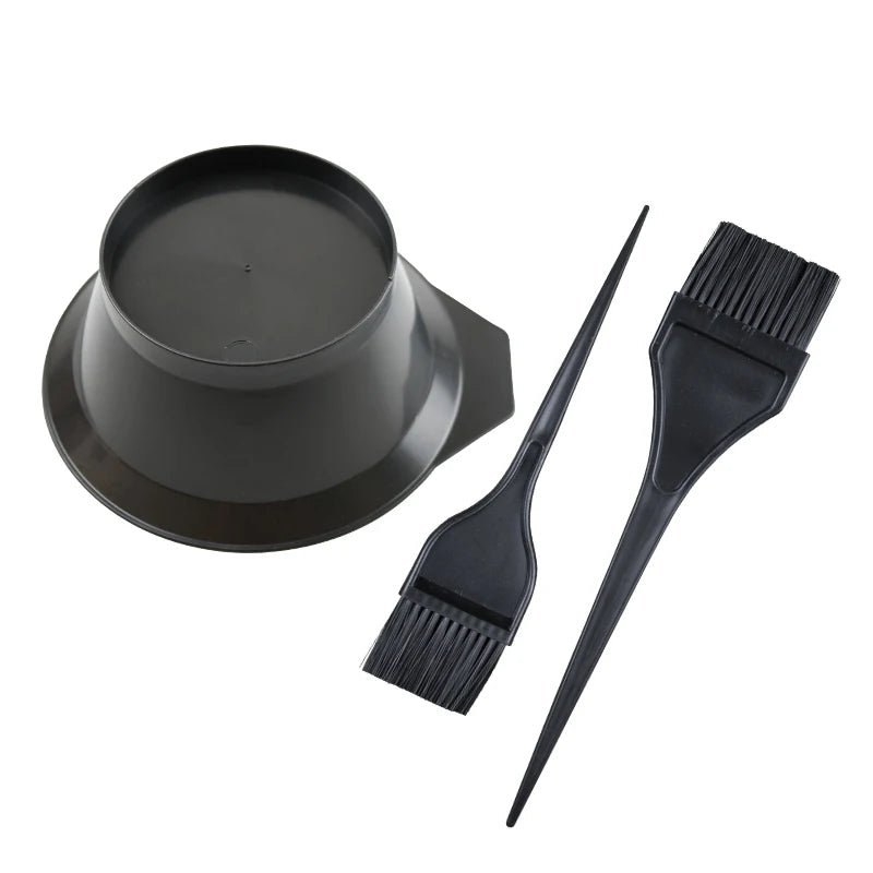 Wholesale Durable Plastic Hair Dye Tools Set with Bowl Soft Brush for Professional Perm Dye Supplies Salon Use Custom Logo Size