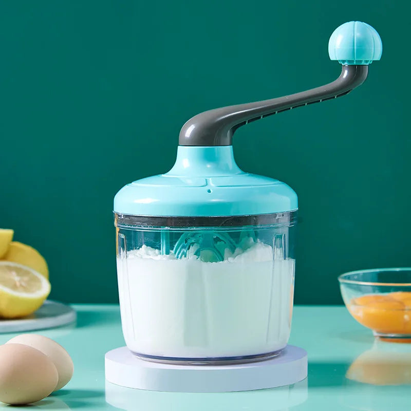 Mini Semi-Automatic Home Baking Hand Whisk Stainless Steel Plastic Egg White Foaming Machine USB Charged Cake Cream Milk Mixing