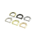 Stock Supply 12mm 6 Colors Good Quality Zinc Alloy Horseshoe D Buckle for Leather Bags