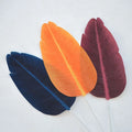 YM006 Banana Leaf Simulation 89cm Colourful Palm Outdoors Artificial Banana Traveller Plants Tree Leaf for Wedding Decoration