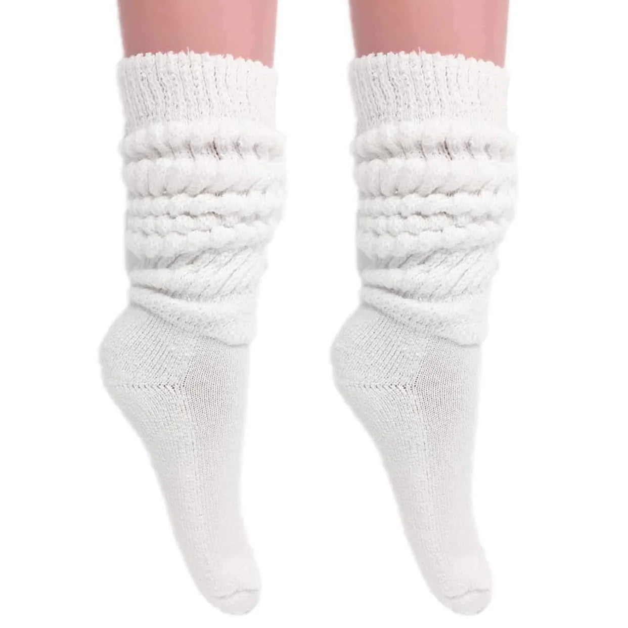 Extra Tall Heavy Cotton Socks for Women Winter Season Slouch Socks