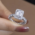 MSR-1384 Customized Jewelry PT950 14K 18K IGI Lab Diamond Ring Eternity Wedding Diamond Engagement Ring