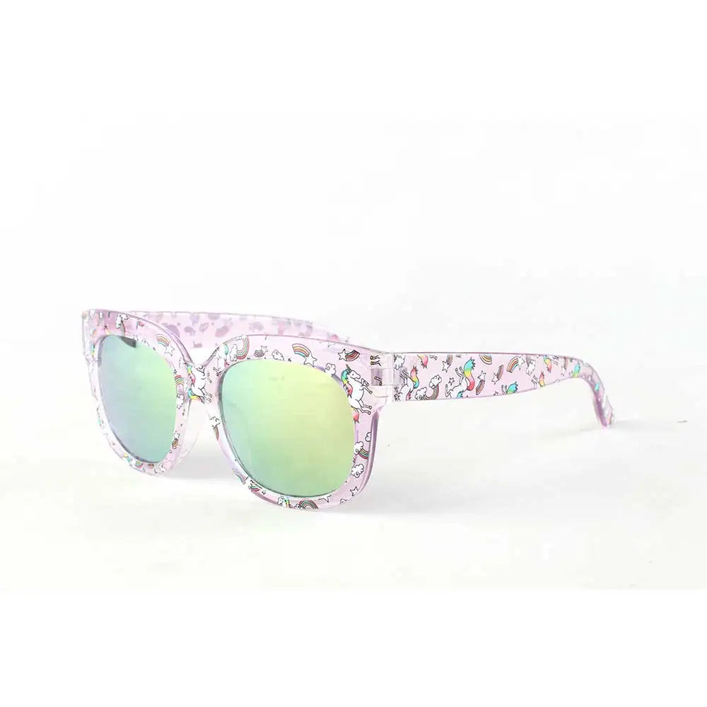 2025 New Pink Cartoon Kids Sunglasses with Polarized PC Frame UV400 Protection Wholesale for Girls & Boys