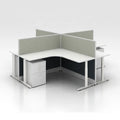 Bespoke Office Furniture Modular L Shaped Cubical Desk Modern Partition Workstation