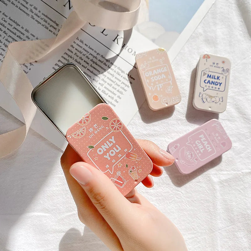 Wholesale 10ml 10g Luxury Empty Lip Balm Slide Tins Box Packaging Rectangle Mini Custom Slide Tin