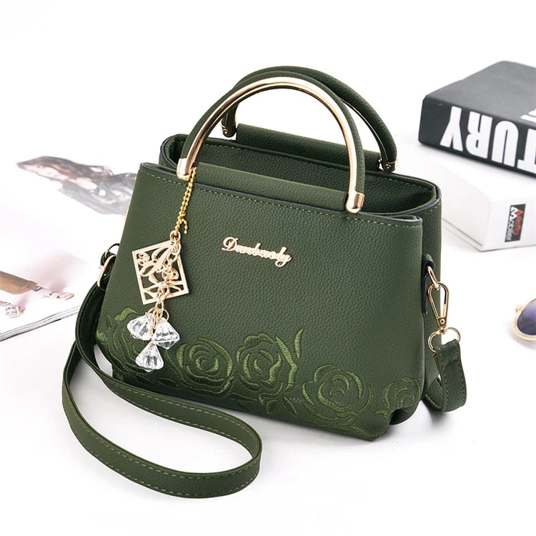 Luxury Casual Shoulder Handbags Woman Bags 2024 Ladies Pu Leather