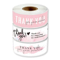 KY-202205748 1.5 Inch Top Seller 500pcs Packaging Label Seal Sticker Thank You Stickers for Small Business