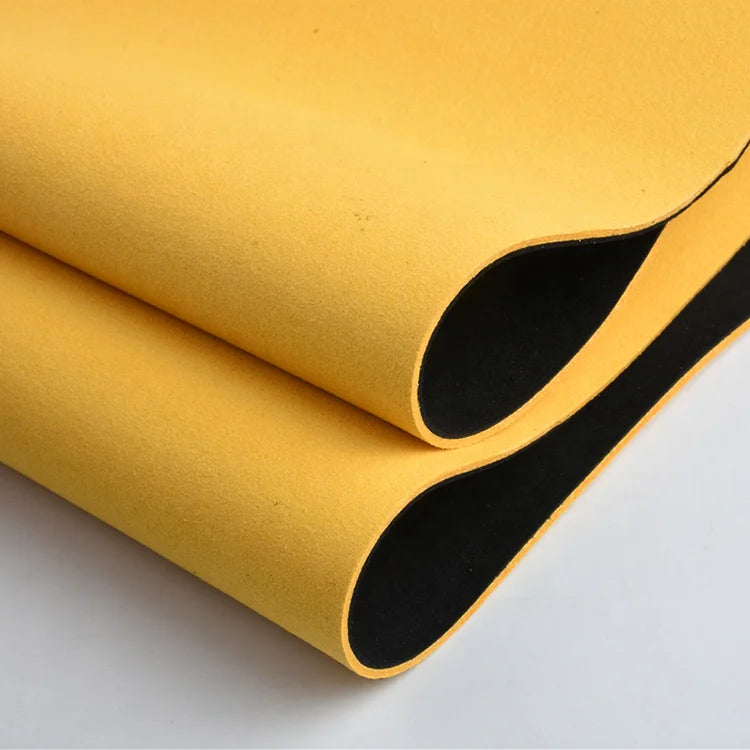 1.0Mm-2.0Mm Eco-Friendly Microfiber Suede Fabric Double-Sided Non-Woven PU Leather for Jackets Clothing Bags Sofas Furniture