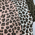 PU Leopard Print Faux Leather Roll Waterproof Decorative Leather Sheets for Upholstery Chairs Bags Shoes